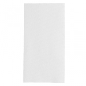 SERVIETTES P. 1/8  55 G/M2 50x50 CM BLANC AIRLAID (400 UNITÉ)