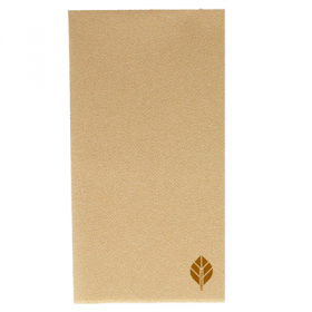 SERVIETTES P. 1/8  55 G/M2 40x40 CM NATUREL AIRLAID (700 UNITÉ)