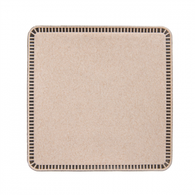 DESSOUS DE VERRE 9 PLIS  186 G/M2 9x9 CM MARRON OUATE (3000 UNITÉ)
