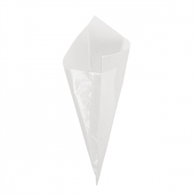 SACHETS EN POINTE PFAS FREE "JUST PAPER" 100 G 60 G/M2 24x17 CM TRANSLUCIDE PAPIER CRISTAL (2000 UNITÉ)