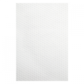 SERVIETTE USAGE UNIQUE  80 G/M2 100x140 CM BLANC VISCOSE / PULPE (100 UNITÉ)
