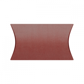BOÎTES OREILLER THEPACK  11,5x8,5x3 CM BORDEAUX CARTON NANO-MICRO (600 UNITÉ)
