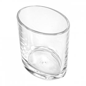 GOBELETS OVALES BPA FREE 95 ML 6,6/6,2x4,7x6,5 CM TRANSPARENT SAN (6 UNITÉ)