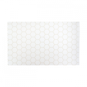 MINI PAPIER INGRAISSABLES CIRÉ 2 FACES PFAS FREE  10+60+10 G/M2 20x12 CM BLANC CELLULOSE + CIRE VÉGÉTALE (500 UNITÉ)