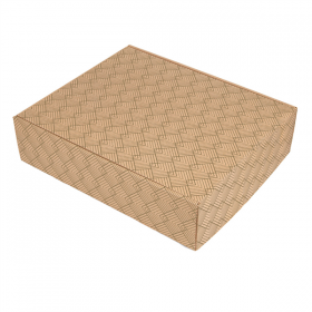 COFFRETS 3 BOUTEILLES THEPACK "ÉCLAT"  34x28x9 CM NATUREL CARTON MICROCANAL (30 UNITÉ)