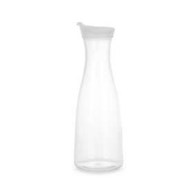 PICHET AVEC COUVERCLE BPA FREE 1 L Ø 6,5x27 CM TRANSPARENT SAN (1 UNITÉ)