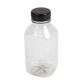 BOUTEILLES  350 ML 6,2x6,2x13,8 CM TRANSPARENT - RECYCLÉ RPET (186 UNITÉ)