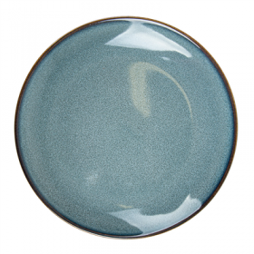 ASSIETTES "AKALA"  Ø21x14,5x2,7 CM BLEU CIEL STONEWARE (6 UNITÉ)