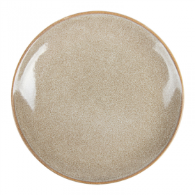 ASSIETTES "AKALA"  Ø21x14,5x2,7 CM TERRE STONEWARE (6 UNITÉ)