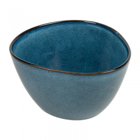 BOL TRIANGULAIRE "AKALA" 680 ML Ø15x8,3 CM BLEU CIEL STONEWARE (6 UNITÉ)