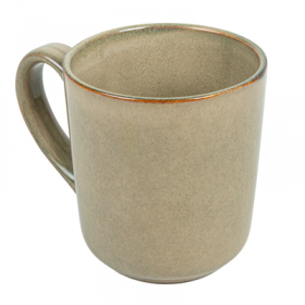 TASSES À CAFÉ "AKALA" 390 ML Ø 9x6x10 CM BEIGE STONEWARE (6 UNITÉ)