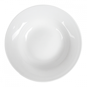 ASSIETTES CREUSES AKALA 220 ML Ø 22x4,5 CM BLANC PORCELAINE (6 UNITÉ)