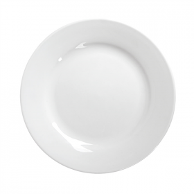 ASSIETTES PLATES AKALA  Ø 20,8x2,4 CM BLANC PORCELAINE (6 UNITÉ)