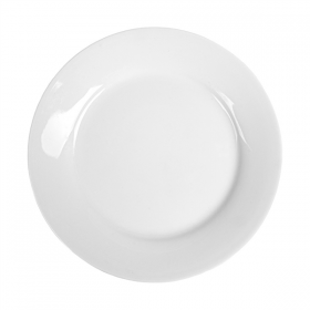 ASSIETTES PLATES AKALA  Ø 23,4x2,5 CM BLANC PORCELAINE (6 UNITÉ)