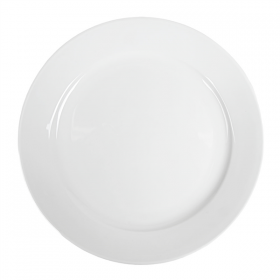 ASSIETTES PLATES AKALA  Ø 30x3,2 CM BLANC PORCELAINE (3 UNITÉ)