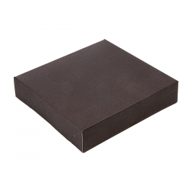 BOÎTES PATISSERIES SANS FENÊTRE THEPACK  23x23x5 CM CHOCOLAT CARTON NANO-MICRO (200 UNITÉ)