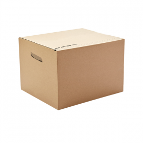 BOÎTE AVEC FERMETURE ADHÉSIVE  561 G/M2 57x38x20 CM NATUREL CARTON (20 UNITÉ)
