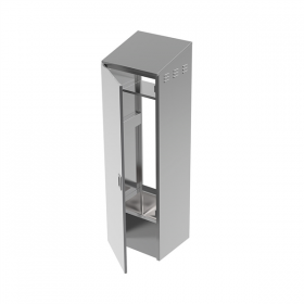 ARMOIRE AVEC ÉVIER ARROW  63,5x56,5x213,4 CM ARGENTE INOX (1 UNITÉ)