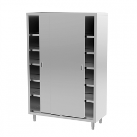 PLACARD AVEC 5 ÉTAGÈRES ARROW  100x50x180 CM ARGENTE INOX (1 UNITÉ)