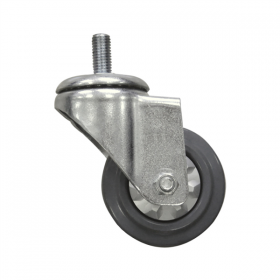 ROUE SANS FREIN POUR 127.67/158.10   Ø 7,62 CM ARGENTE INOX (2 UNITÉ)