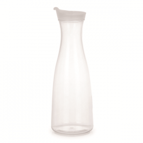 PICHET AVEC COUVERCLE  1,5 L Ø 6,5x31,5 CM TRANSPARENT SAN (1 UNITÉ)