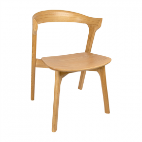 CHAISE SUPRA-TEK  49x51x77 CM MARRON CLAIR BOIS D’ORME (2 UNITÉ)
