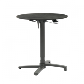 TABLE RÉGLABLE EN HAUTEUR SUPRA-TEK  Ø70x72-107 (h)CM GRIS ALUMINIUM (1 UNITÉ)