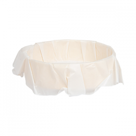 ANNEAU DE CUISSON AVEC PAPIER SILICONÉ WOOD 235 ML Ø 10x3 CM NATUREL BOIS (100 UNITÉ)