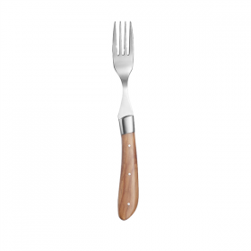 FOURCHETTES À STEAK - MANCHE EN BOIS ARTINOX "OLIVIA"  23 CM ARGENTE INOX (12 UNITÉ)