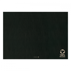 SETS DE TABLE FEEL GREEN  80 G/M2 31x43 CM NOIR PAPIER RECYCLÉ (1000 UNITÉ)