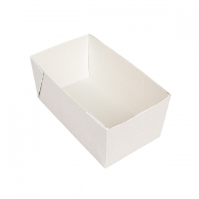 BOÎTES ANTI-GRAISSE POUR SANDWICH THEPACK  10,5x6x5,5CM BLANC CARTON NANO-MICRO (1000 UNITÉ)