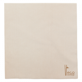 SERVIETTES LIKE LINEN - ECO BAMBOO  70 G/M2 20x20 CM NATUREL SPUNLACE (3600 UNITÉ)