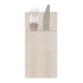 SERVIETTES "CANGURITO" LIKE LINEN - ECO BAMBOO  70 G/M2 33x40 CM NATUREL SPUNLACE (700 UNITÉ)
