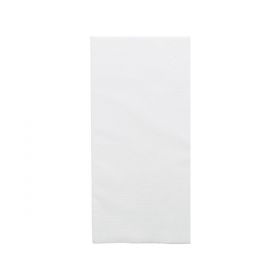 SERVIETTES P. 1/8 LIKE LINEN  70 G/M2 40X40 CM BLANC SPUNLACE (600 UNITÉ)