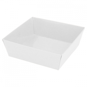 BARQUETTES  300 + 18 PE G/M2 10,5x10,5x3,5 CM BLANC CARTON (1000 UNITÉ)