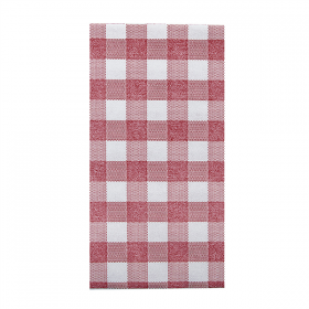 SERVIETTES PLIÉES 1/8 LIKE LINEN "VICHY" 70 G/M2 45x45 CM BORDEAUX SPUNLACE (600 UNITÉ)