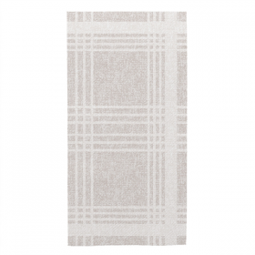 SERVIETTES PLIÉES 1/8 "MADRAS" 55 G/M2 45x45 CM GRIS AIRLAID (700 UNITÉ)