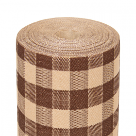 TÊTE-À-TÊTE PRÉDECOUPÉ 120CM (20 FEU.) "VICHY" 55 G/M2 0,40x24 M NATUREL AIRLAID (6 UNITÉ)