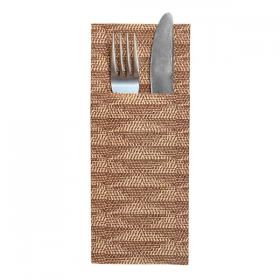 SERVIETTES CANGURITO "MIST" 55 G/M2 33x40 CM NATUREL AIRLAID (700 UNITÉ)