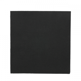 SERVIETTES ECOLABEL DOUBLE POINT  18 G/M2 25x25 CM NOIR OUATE (3000 UNITÉ)
