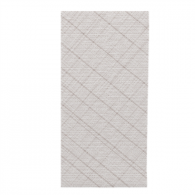 SERVIETTES P. 1/8 "CROSSLINE" 55 G/M2 40x40 CM TAUPE AIRLAID (700 UNITÉ)