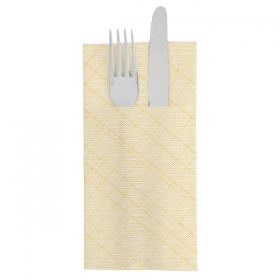 SERVIETTES KANGOUROU "CROSSLINE" 55 G/M2 40x40 CM AUBE AIRLAID (700 UNITÉ)