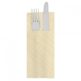 SERVIETTES "CANGURITO" "CROSSLINE" 55 G/M2 33x40 CM AUBE AIRLAID (700 UNITÉ)