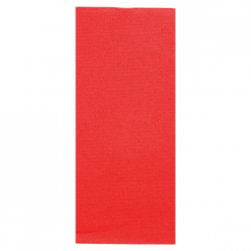 SERVIETTES ECOLABEL P. 1/8 SLIM DOUBLE POINT  18 G/M2 33x40 CM ROUGE OUATE (1400 UNITÉ)