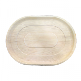 PLATEAUX RECTANGULAIRES ARECA  45x29x2,5 CM NATUREL ARECA (100 UNITÉ)