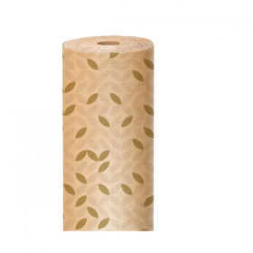 PAPIER CADEAU "LEAF" 60 G/M2 0,7x50 M OR KRAFT VERGÉ (1 UNITÉ)