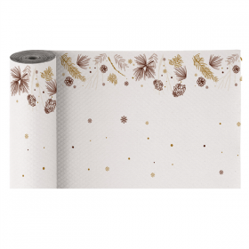NAPPE EN ROULEAU "WINTER" 48 G/M2 1,20 x 50 M BLANC CELLULOSE (1 UNITÉ)