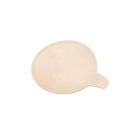MINI PLATS RODONS WOOD  Ø 9,7x0,8 CM NATUREL BOIS (1200 UNITÉ)