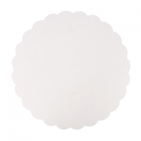 DISQUES PLATS PÂSTISSERIE  300 G/M2 Ø 29 CM BLANC CARTON (250 UNITÉ) - Garcia de Pou