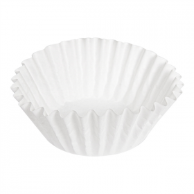 CAPSULES "PETITS FOURS" 50 G/M2 Ø 4x2,5 CM BLANC PARCH.INGRAISSABLE (500 UNITÉ) - Garcia de Pou